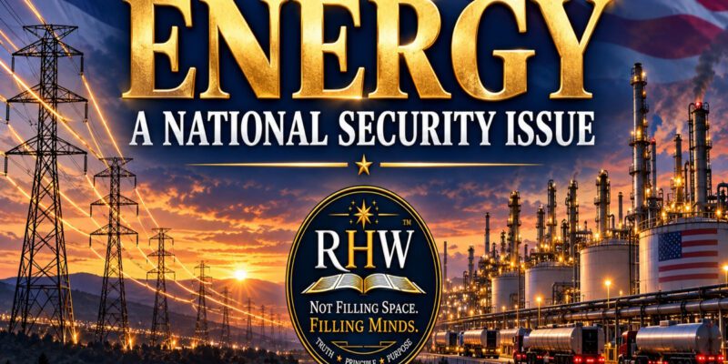 WRIGHT: ENERGY—A National Security Issue