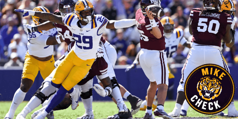 MIKE CHECK: With Mississippi State Behind It, LSU Must Now Pull Off Its Best Gerry DiNardo Trick