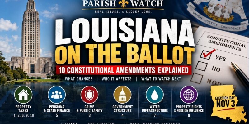 PARISH WATCH: Louisiana’s 10 Constitutional Amendments Explained