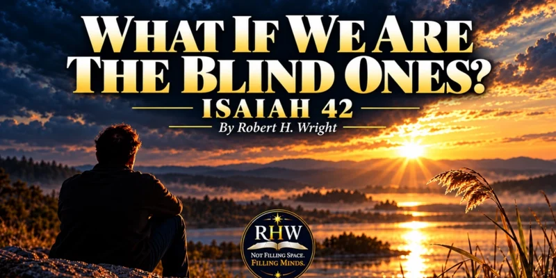 WRIGHT: What If We Are the Blind Ones?