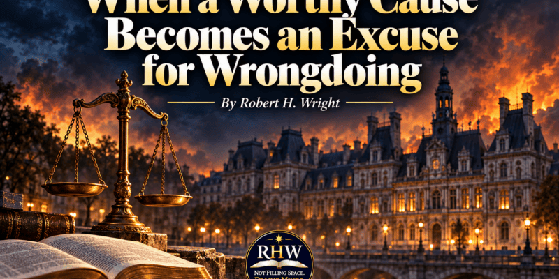 WRIGHT: When a Worthy Cause Becomes an Excuse for Wrongdoing